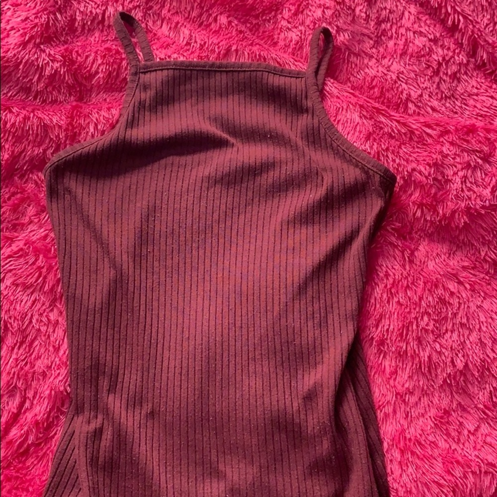 Maroon Halter top